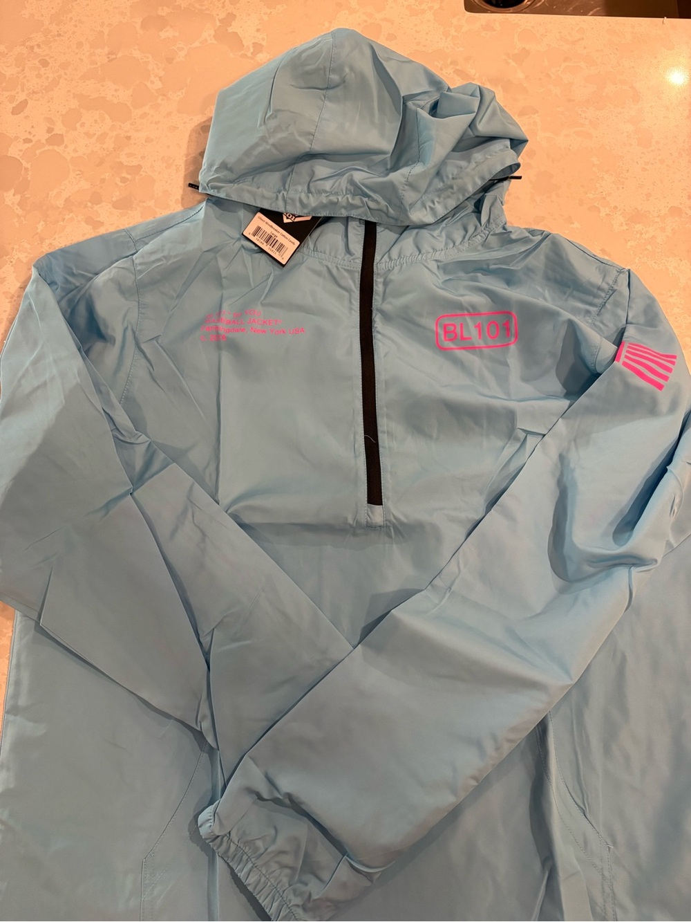 Baseball Lifestyle 101 Windbreaker Jacket, Adult Large, NWT